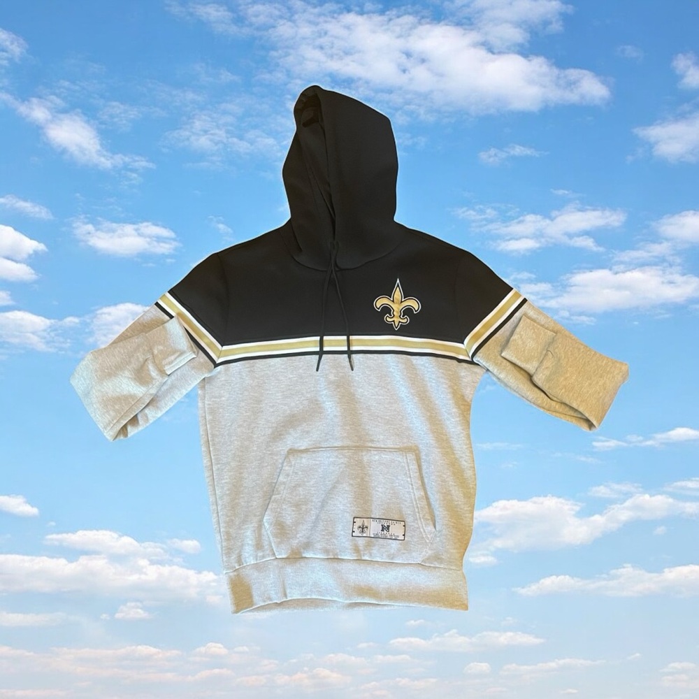 NFL Saints Black and Gold Hoodie